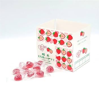 Amazon.co.jp: 栃木限定 栃木とちあいかグミ いちごピューレ使用